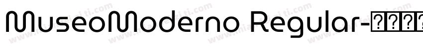 MuseoModerno Regular字体转换